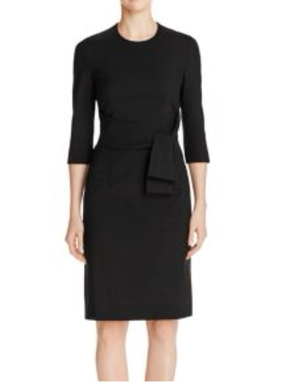 Hugo Boss Dawini Dress Women’s Size 8 Black Career Office evening. 24 - Picture 2 of 10